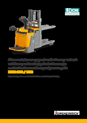 Apiladores de palets con plataforma elevadora Jungheinrich ERD 120