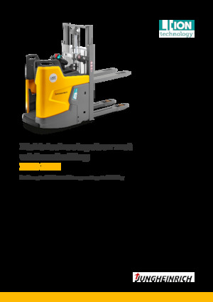 Apiladores de palets con plataforma elevadora Jungheinrich ERD 220i