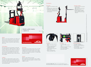 Apiladores de palets con plataforma elevadora Linde L-MATIC AC