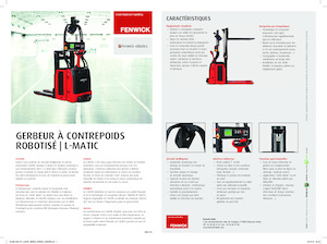 Apiladores de palets con plataforma elevadora Linde L-MATIC