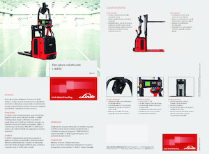 Apiladores de palets con plataforma elevadora Linde L-MATIC