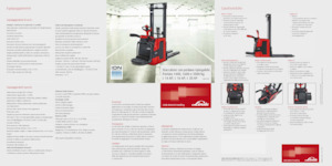 Apiladores de pie Linde L16AP Std.