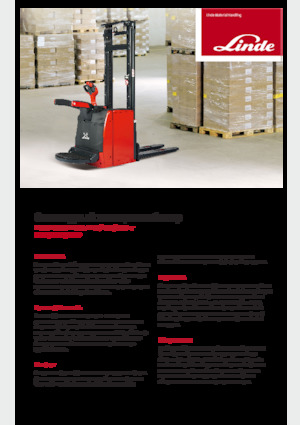 Apiladores de pie Linde L16AP Std.