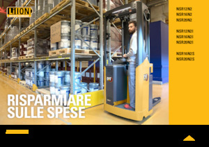 Apiladores de palets con plataforma elevadora Caterpillar NSR20N2S