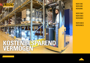 Apiladores de palets con plataforma elevadora Caterpillar NSR20N2S