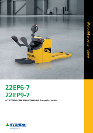 Transpaletas con plataforma elevadora Hyundai 22 EB 9-7