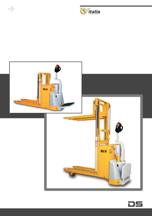 Transpaletas con plataforma elevadora CVitalia DS-P