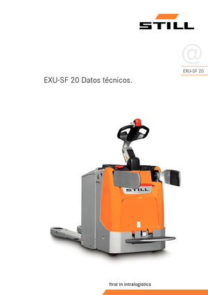 Transpaleta elec. de conductor acompañante Still EXU-SF 20