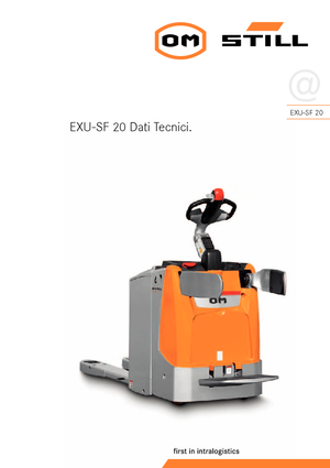 Transpaleta elec. de conductor acompañante Still EXU-SF 20