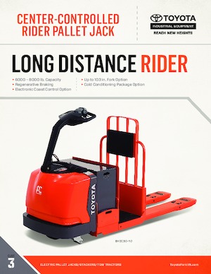 Transpaletas con asiento Toyota 8HBC30