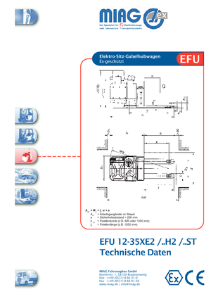 Transpaletas con asiento Miag EFU 16 XE 2