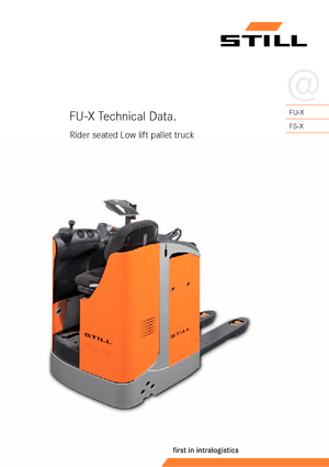 Transpaletas con asiento Still FU-X 20