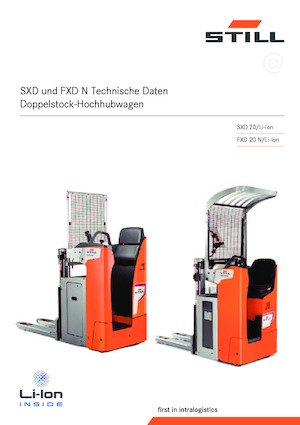 Apiladores de palets con asiento Still FXD 20 N