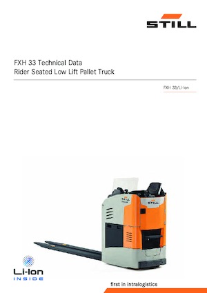 Transpaletas con asiento Still FXH 33 (i)
