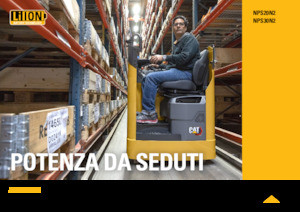 Transpaletas con asiento Caterpillar NPS30N2