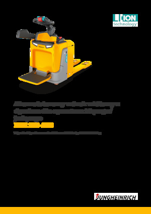 Transpaletas con plataforma elevadora Jungheinrich ERE 230