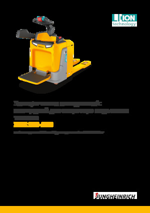 Transpaletas con plataforma elevadora Jungheinrich ERE 230