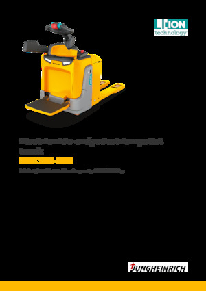 Transpaletas con plataforma elevadora Jungheinrich ERE 230