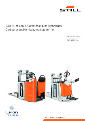 Apiladores de pie Still EXD-SF 20