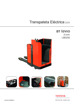 Transpaletas con plataforma elevadora Toyota LSE200