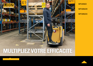 Transpaletas con plataforma elevadora Caterpillar NPV20N3D