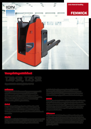 Transpaletas con plataforma elevadora Linde T25SR 
