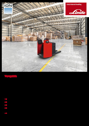 Transpaletas con plataforma elevadora Linde T20FP