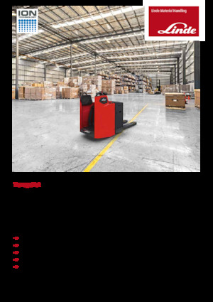 Transpaletas con plataforma elevadora Linde T20FP