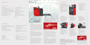 Transpaletas con plataforma elevadora Linde T25SP 