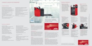 Transpaletas con plataforma elevadora Linde T25SP 