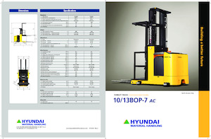 Transpaletas con plataforma elevadora Hyundai 10BOP-7