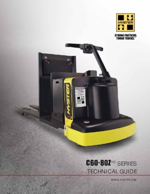 Transpaletas con plataforma elevadora Hyster C80ZHD