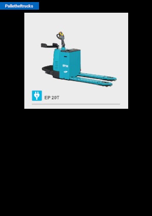 Transpaletas con plataforma elevadora Baoli EP 20T