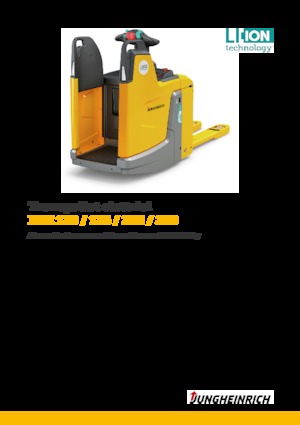 Transpaletas con plataforma elevadora Jungheinrich ERE 120