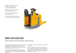Transpaletas con plataforma elevadora Jungheinrich ERE 125 