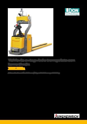 Transpaletas con plataforma elevadora Jungheinrich ERE 225a 