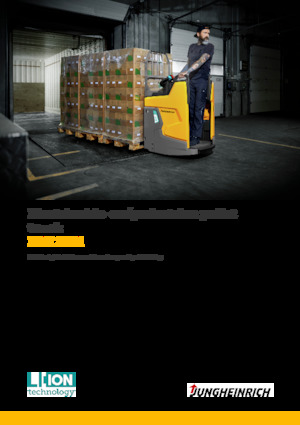 Transpaletas con plataforma elevadora Jungheinrich ERE 225i