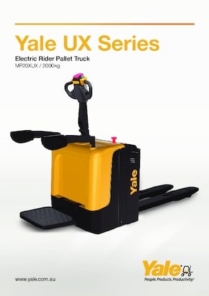 Transpaletas con plataforma elevadora Yale MP20XUX