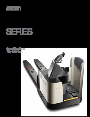 Transpaletas con plataforma elevadora Crown PR 4500-60