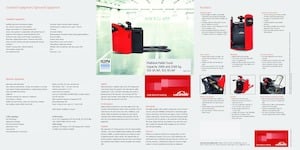 Transpaletas con plataforma elevadora Linde T25SP 