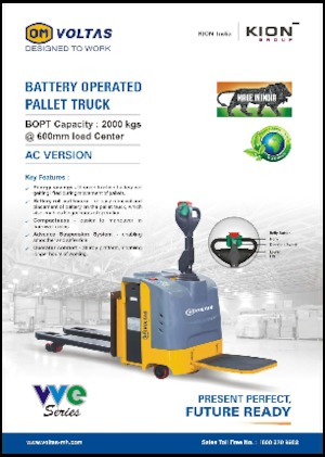 Transpaletas con plataforma elevadora OM VVE BOPT 2T