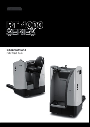 Transpaletas con plataforma elevadora Crown RT 4020-2.0