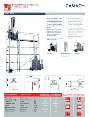 Elevadores Industriales CAMAC Camac Smart