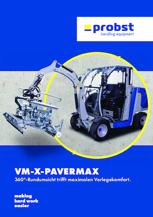 Pavimentadoras Probst VM-X-PAVERMAX comfort