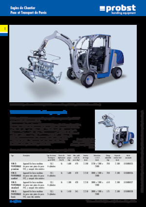 Pavimentadoras Probst VM-X-PAVERMAX comfort