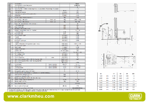 Apiladores de pie Clark CPSi 15