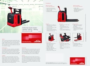Apiladores de pie Linde D14 