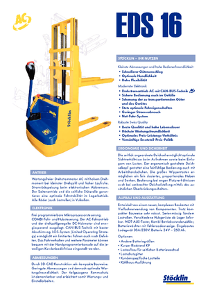 Apiladores de pie Stöcklin EDS 16