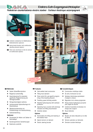 Apiladores de pie Baka EGGT 89-1604