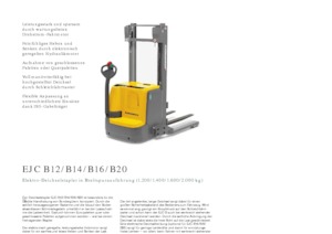 Apiladores de pie Jungheinrich EJC B12